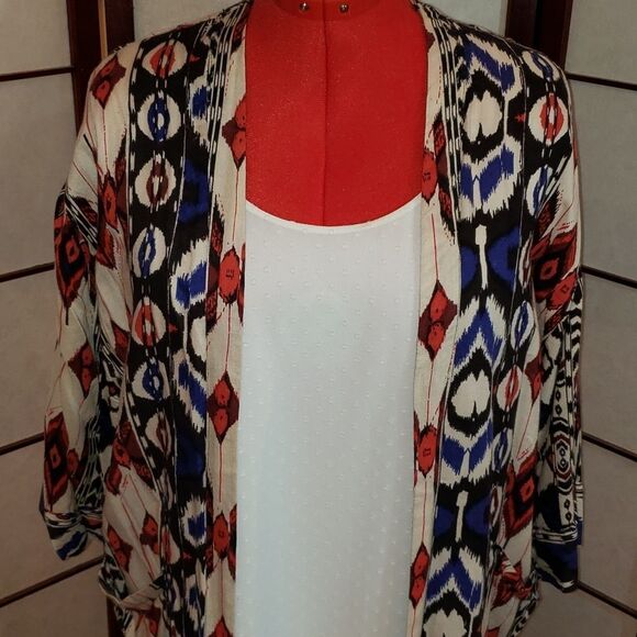 Angie Mid Sleeve Open-faced Cardigan - Picture 2 of 7